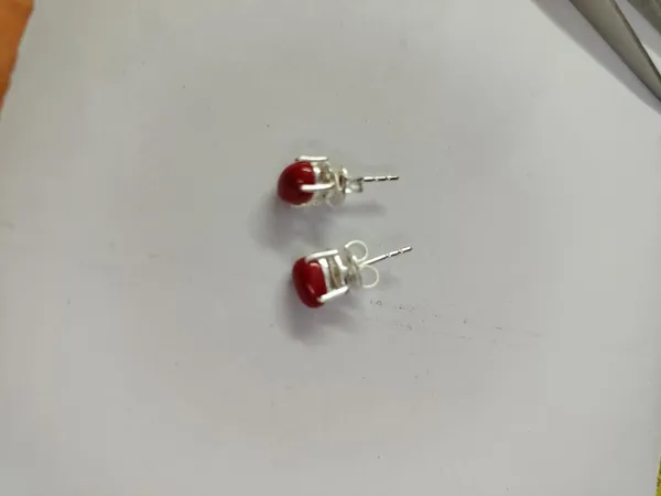 Carnelian_Solitaire_Stud_Earrings