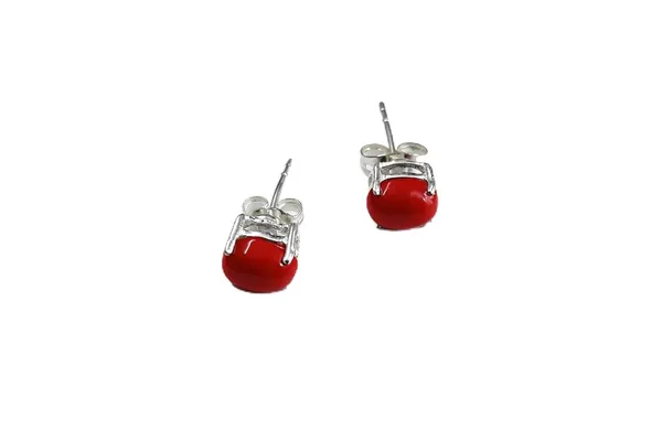 Carnelian_Solitaire_Stud_Earrings