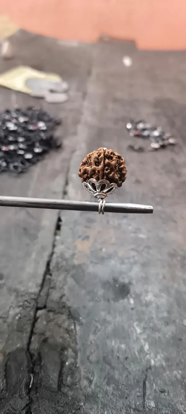 Rudraksha_Pendant_With_Silver_Cap