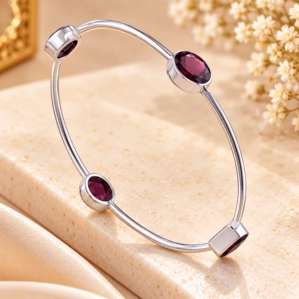 Sterling_Silver_Garnet_Gemstone_Bangles