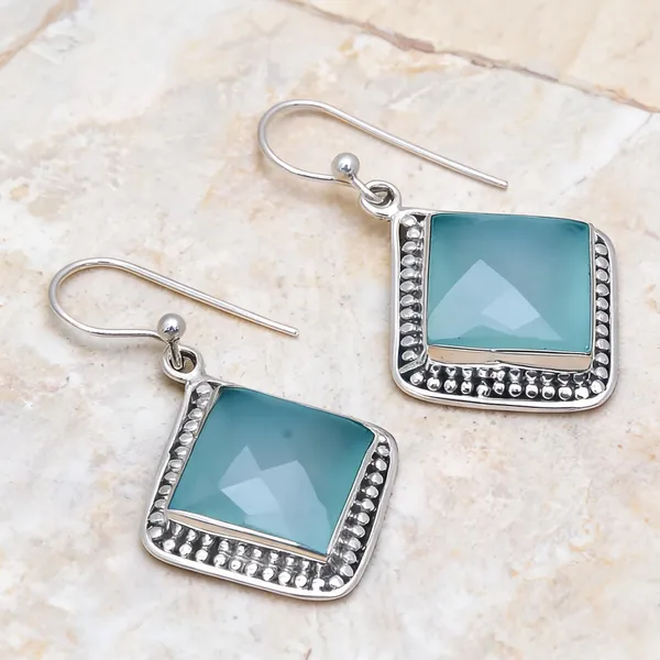 Chalcedony_Sterling_Silver_Earrings