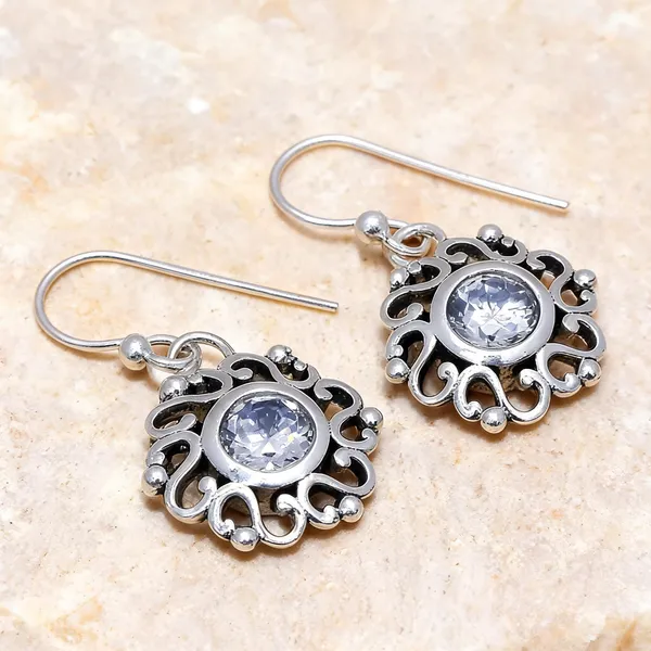Sterling_Silver_White_Topaz_Earrings