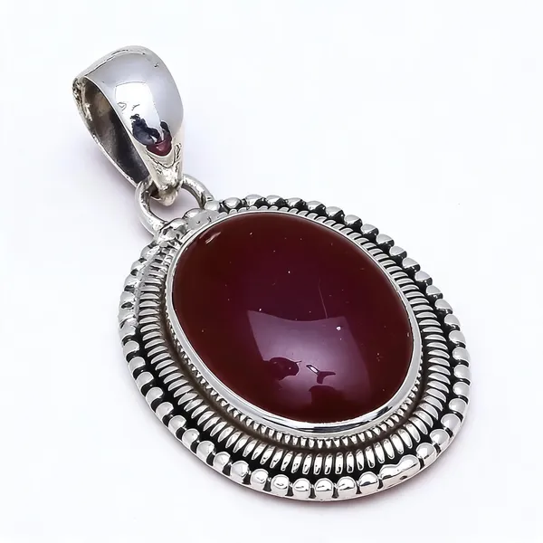 Ruby_Sterling_Silver_Pendant