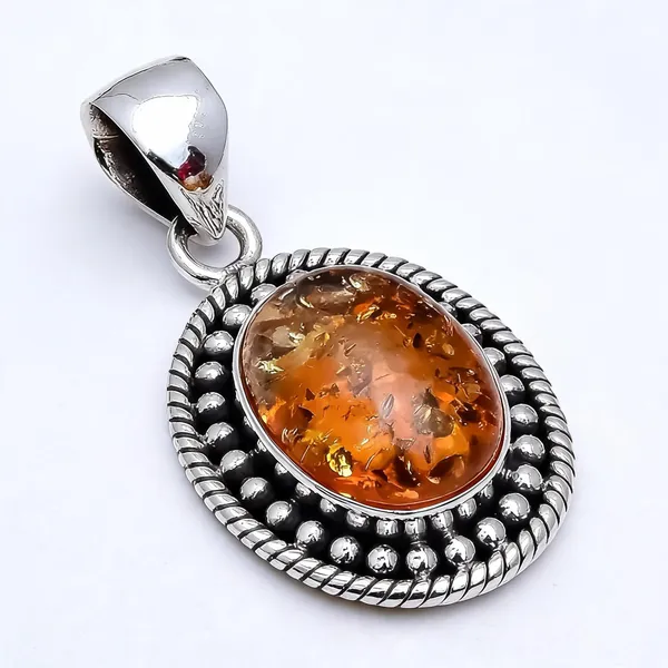 Amber_Sterling_Silver_Pendant