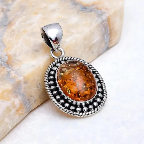 Amber_Sterling_Silver_Pendant