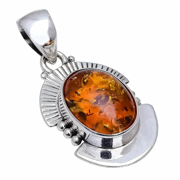 Amber_Sterling_Silver_Pendant