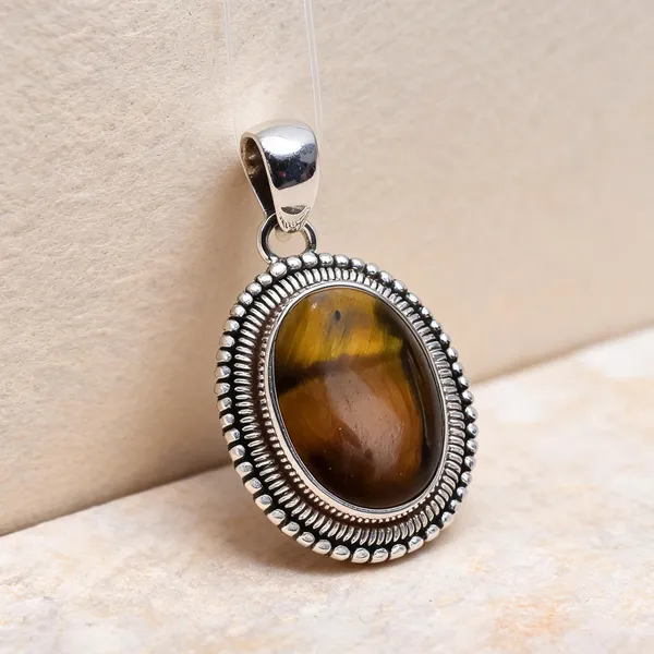 Tiger_S_Eye_Sterling_Silver_Pendant