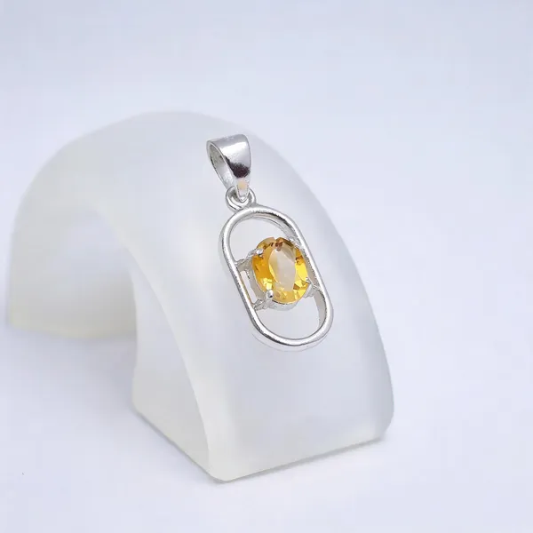Citrine_Sterling_Silver_Pendant