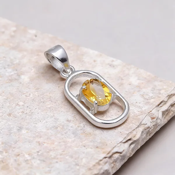 Citrine_Sterling_Silver_Pendant