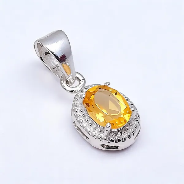 Citrine_Sterling_Silver_Pendant