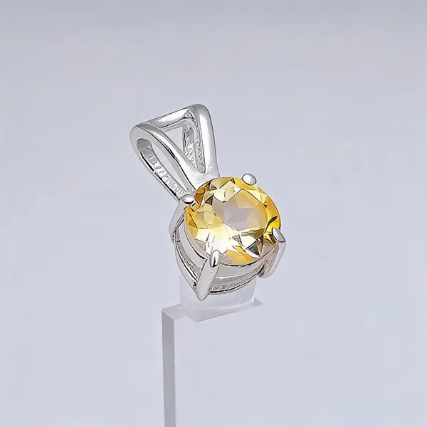 Citrine_Sterling_Silver_Pendant