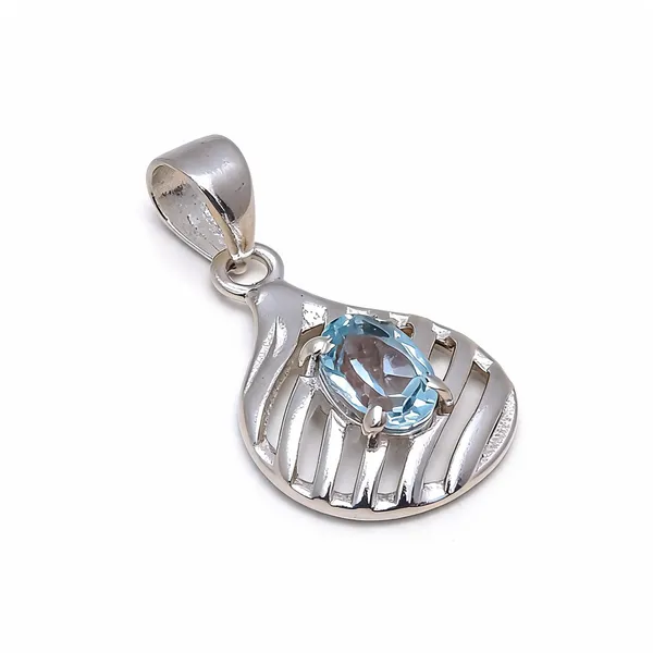 Topaz_Sterling_Silver_Pendant