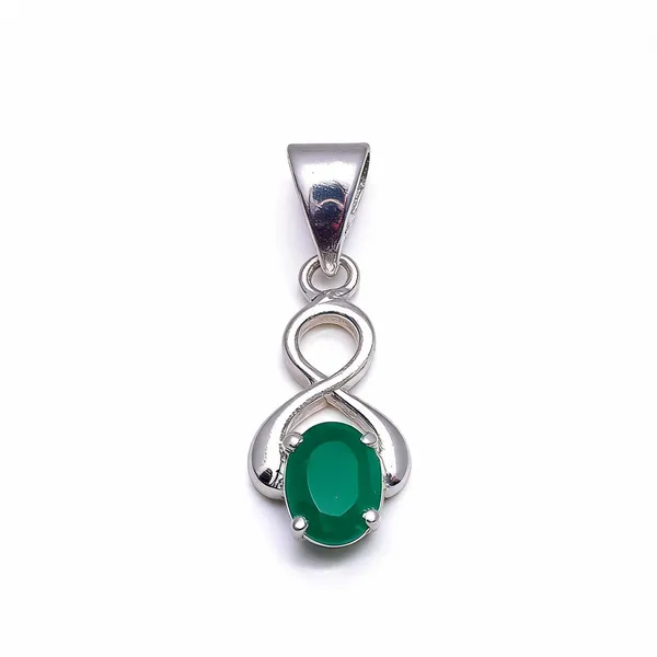 Emerald_Sterling_Silver_Pendant