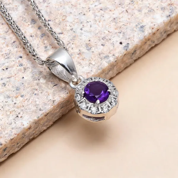 Amethyst_And_White_Topaz_Sterling_Silver_Pendant