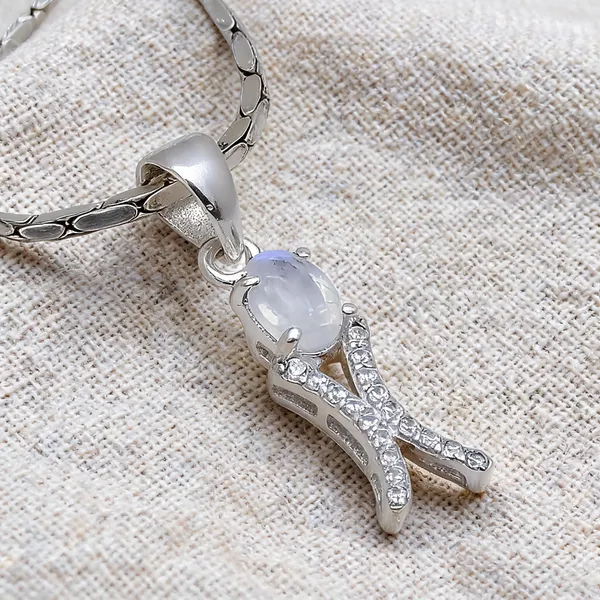 Rainbow_Moonstone_White_Topaz_Sterling_Silver_Pendant