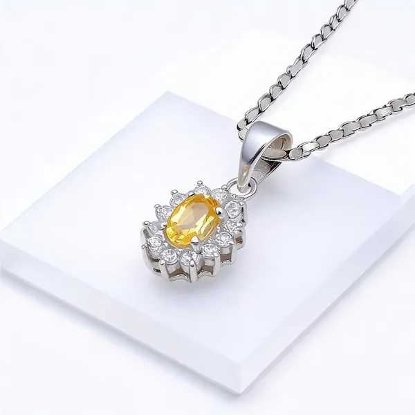 Citrine_And_White_Topaz_Sterling_Silver_Pendant
