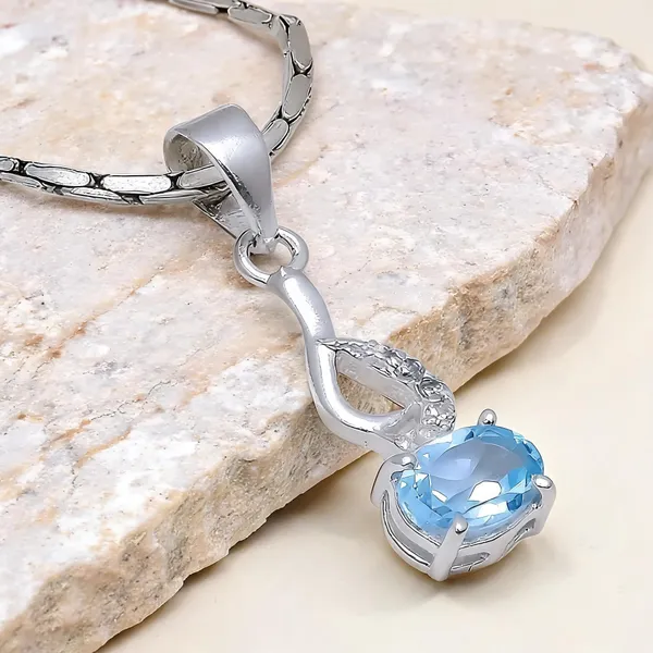 Topaz_Sterling_Silver_Pendant