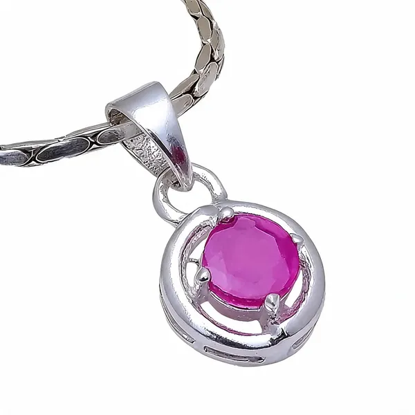 Ruby_Sterling_Silver_Pendant