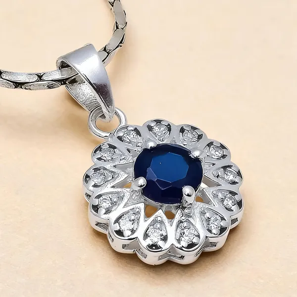 Sapphire_And_Topaz_Sterling_Silver_Pendant