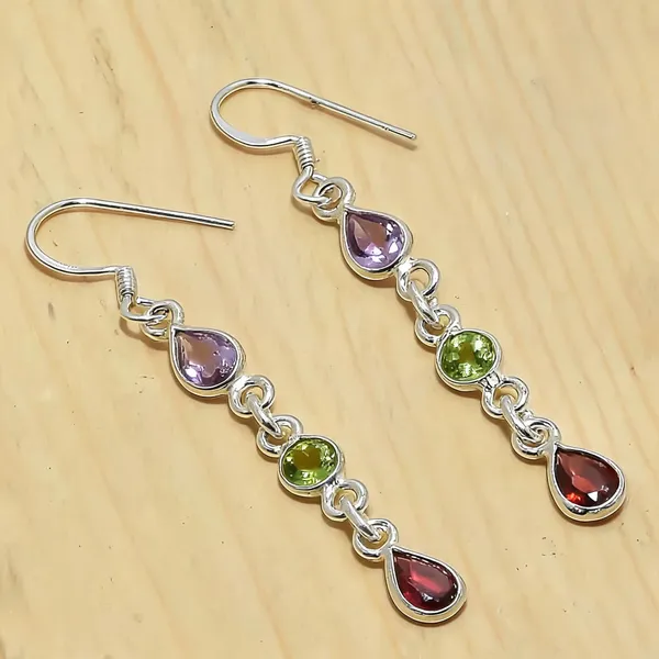 Sterling_Silver_Gemstone_Earrings