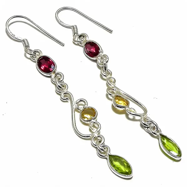 Gemstone_Sterling_Silver_Earrings