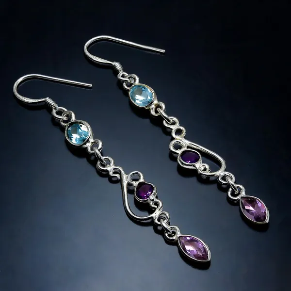 Gemstone_Sterling_Silver_Earrings