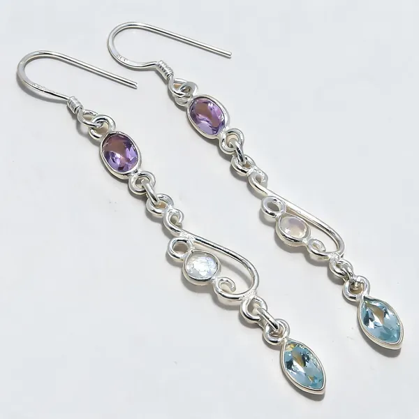 Gemstone_Sterling_Silver_Earrings