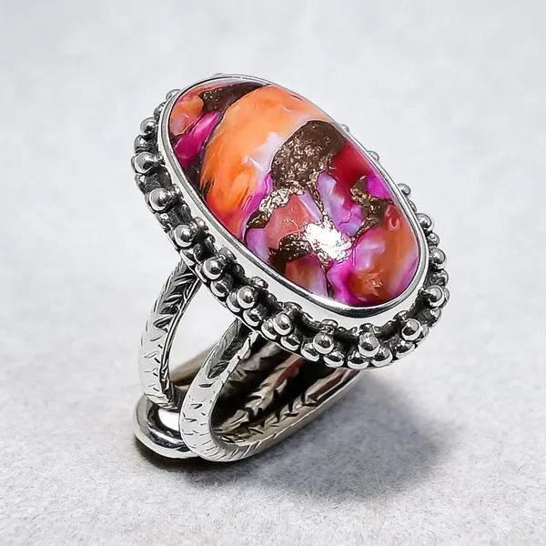 Spiny_Oyster_Turquoise_Ring