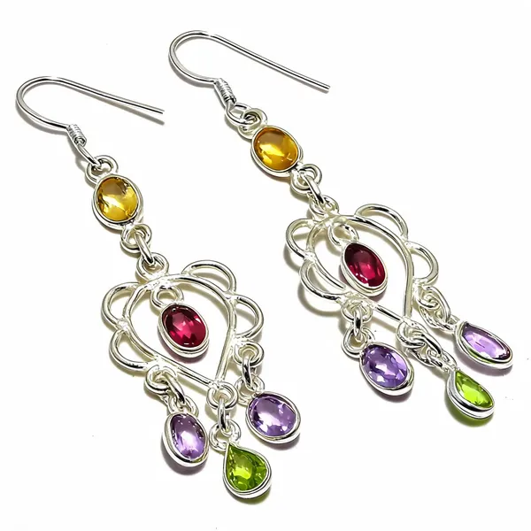 Sterling_Silver_Gemstone_Earrings
