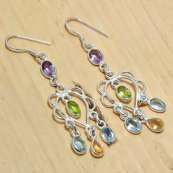 Sterling_Silver_Gemstone_Earrings