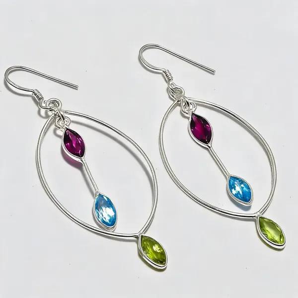 Gemstone_Sterling_Silver_Earrings