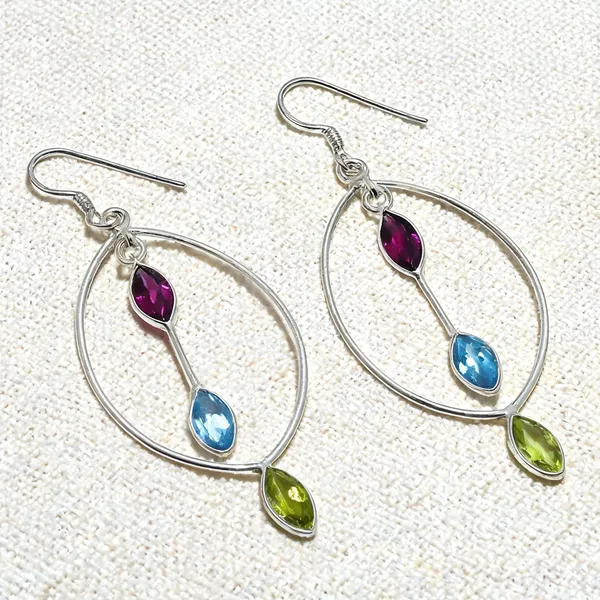 Gemstone_Sterling_Silver_Earrings