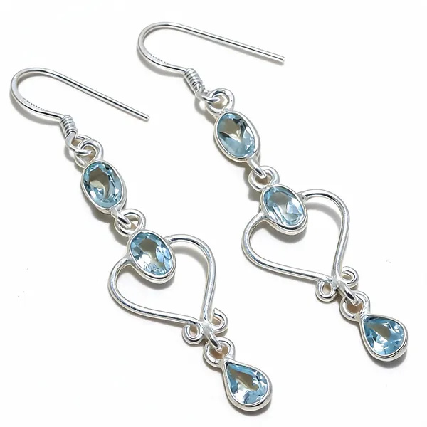Topaz_Sterling_Silver_Earrings