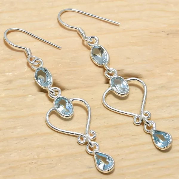 Topaz_Sterling_Silver_Earrings