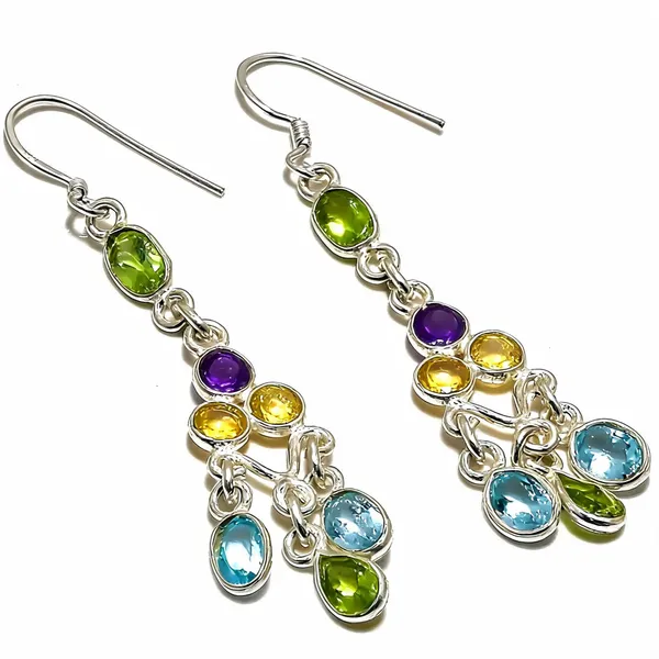 Sterling_Silver_Multi_Gemstone_Earrings