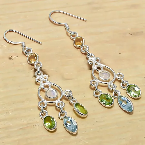Sterling_Silver_Gemstone_Earrings