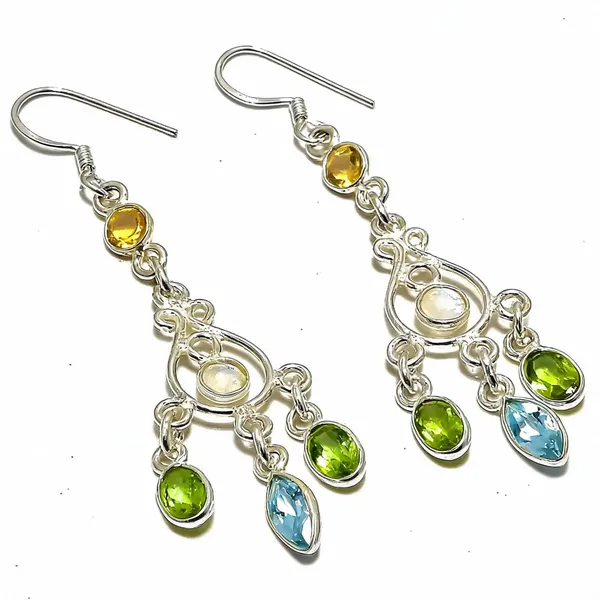 Sterling_Silver_Gemstone_Earrings