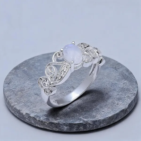925_Sterling_Silver_Gemstone_Ring_For_Women