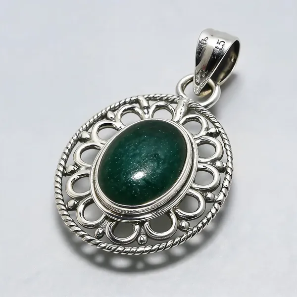 Aventurine_Pendant_Sterling_Silver