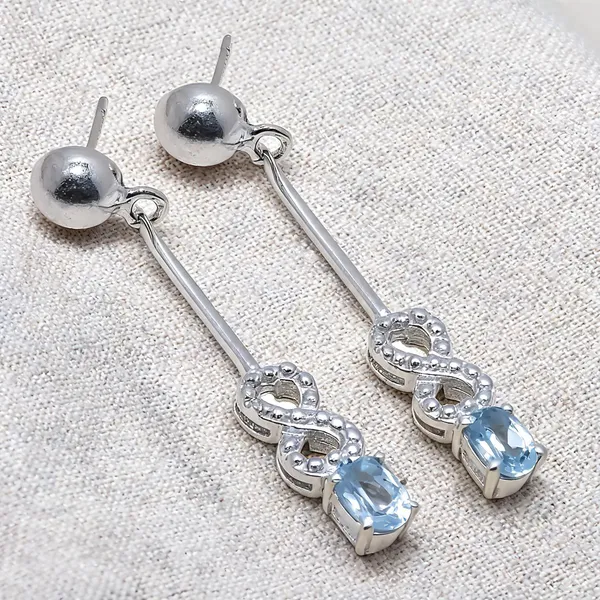 Blue_Topaz_Sterling_Silver_Earrings
