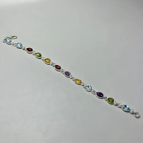 Multi_Gemstone_Sterling_Silver_Bracelet