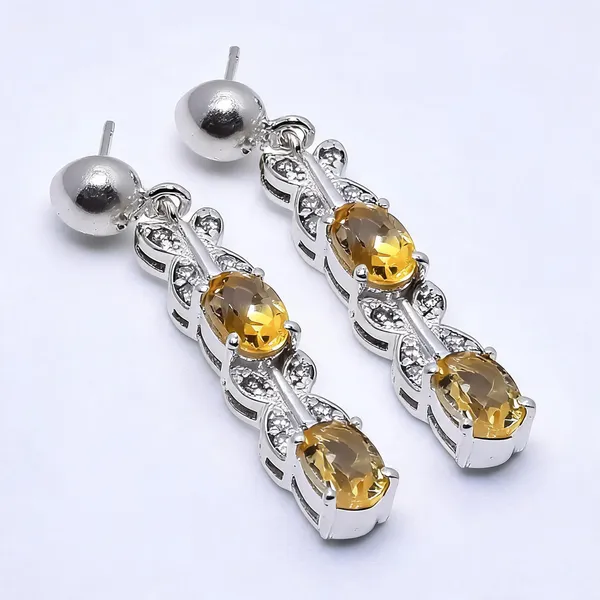 Sterling_Silver_Citrine_Topaz_Earrings