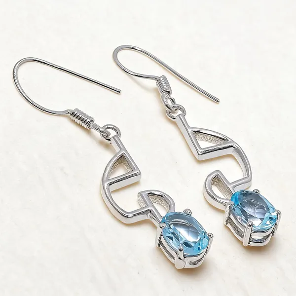 Blue_Topaz_Sterling_Silver_Earrings