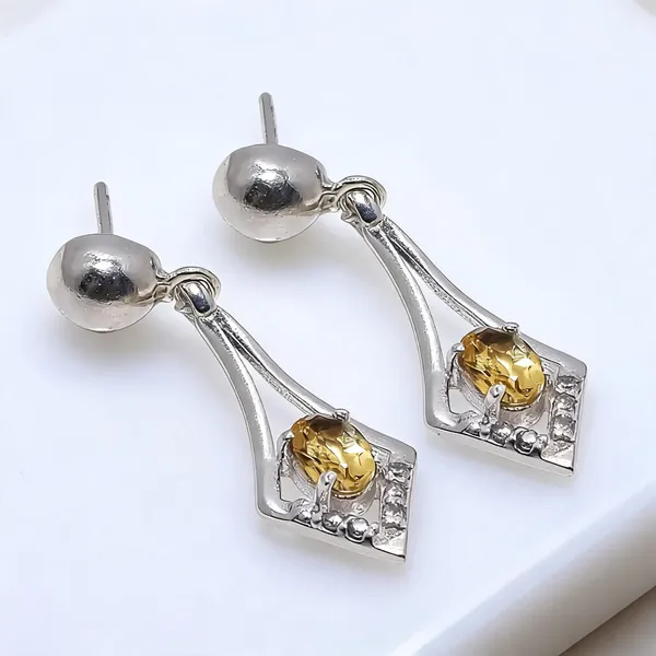 Gemstone_Sterling_Silver_Earrings