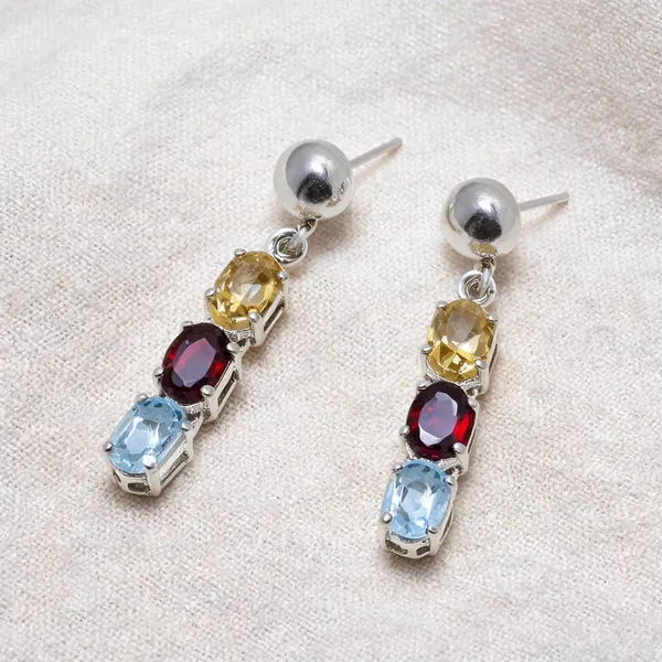 Gemstone_Sterling_Silver_Earrings