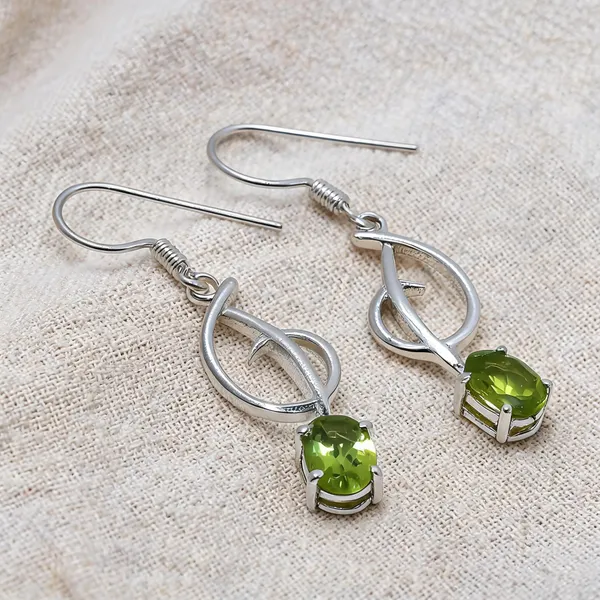 Sterling_Silver_Peridot_Gemstone_Earrings
