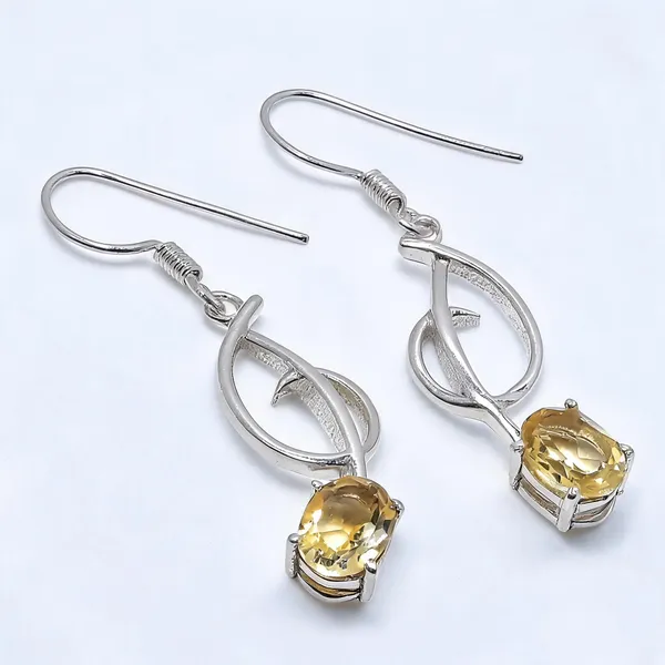 Citrine_Sterling_Silver_Earrings
