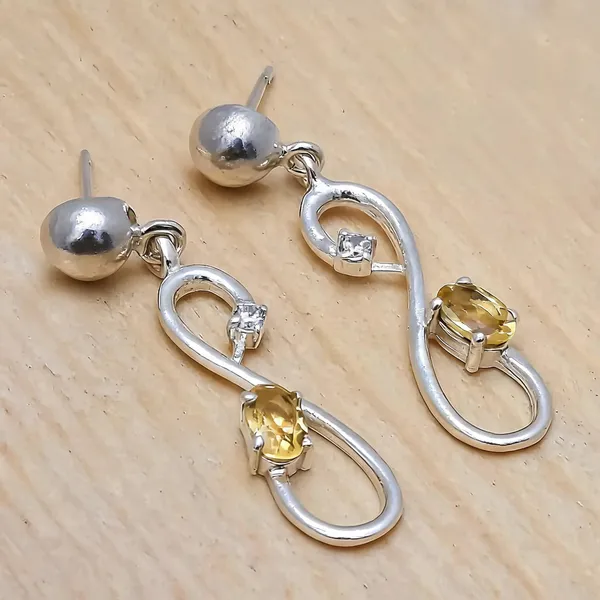 Citrine_Sterling_Silver_Earrings