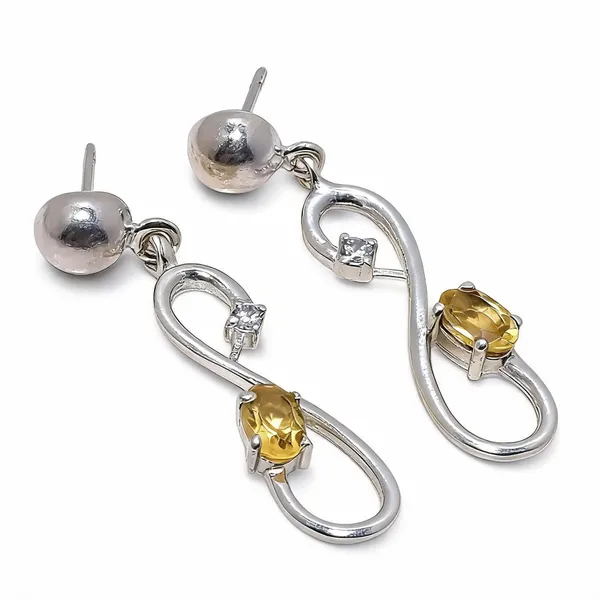 Citrine_Sterling_Silver_Earrings
