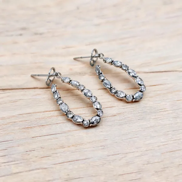 Sterling_Silver_White_Topaz_Earrings_Bengalee_Design